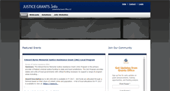 Desktop Screenshot of justicegrants.info